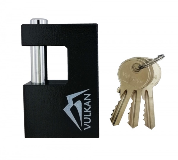 Замок навісний Vulkan BL7375 75 мм напівзакритий (пальцевий) 