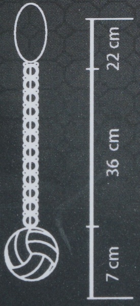 Підхват для штор натуральний 2020-11-K-85 кремовий/бірюзовий Majestic