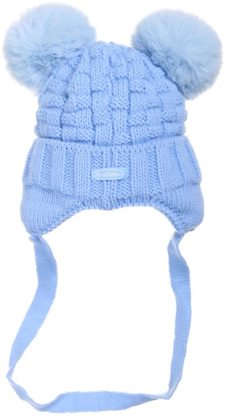 Шапочка дитяча унісекс Kraft р.36-38 блакитний 2772 