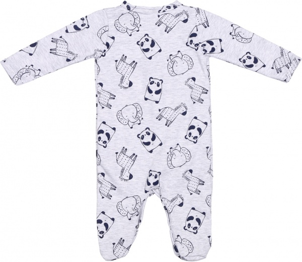 Комбинезон для мальчика Моя планета животные Кмб401-4 р.68 серый 