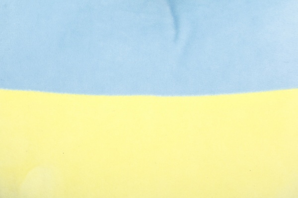 Подушка Сердце с ручками 28x35 см желто-голубой Гулівер Країна 