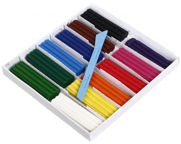 Пластилин восковый Мавка лесная песня 12 цветов Nota Bene