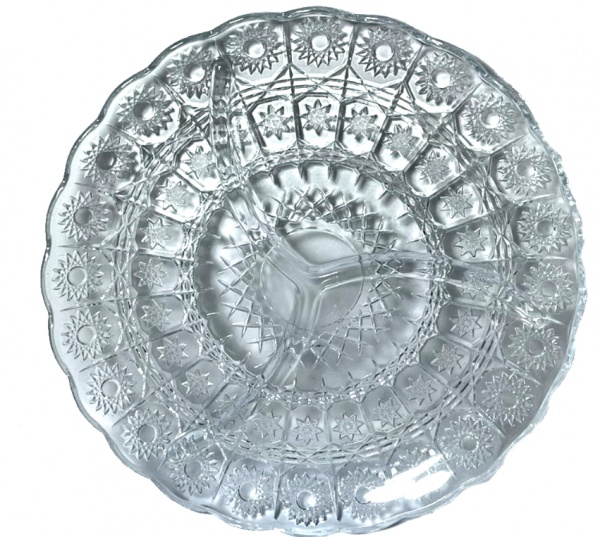 Блюдо сервірувальне Aswan PYRAMID GLASS 