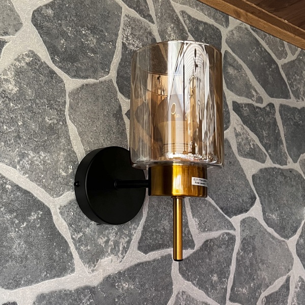 Бра Blitz 1x60 Вт E27 черный/золото 8228-11 