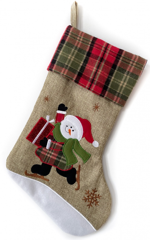 Сапожок декоративный рождественские персонажи в ассортименте W13-231028-18A