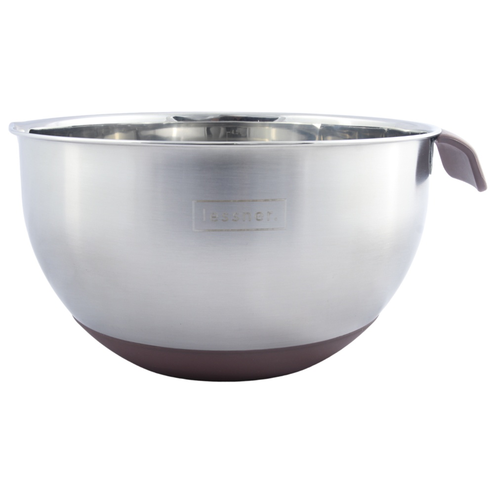Миска для міксера велика Lessner з силіконовою ручкою 4,8 л