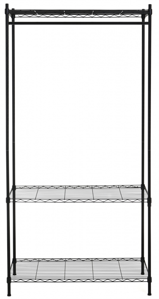 Стойка LUNA HOME DGCJ-B1133 гардеробная на 3 полки черный