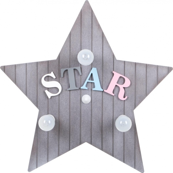 Світильник Nowodvorski 9293 Toy-star 3x40 Вт E14 сірий Star 