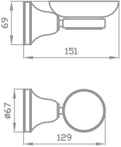 Мильниця Aqua Rodos Victoria 7422