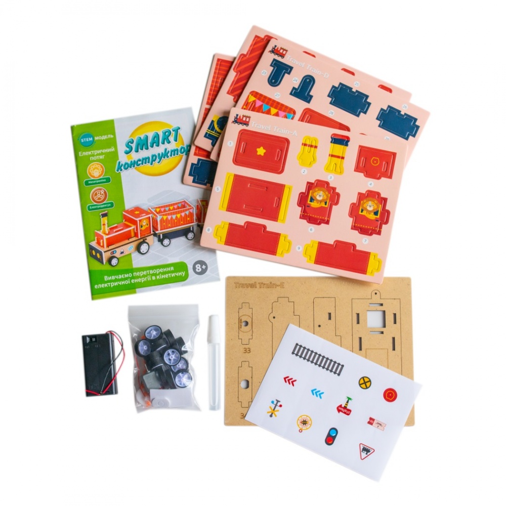 Конструктор Ranok Creative Електричний потяг 549316