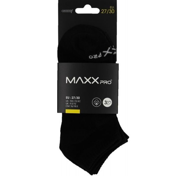 Шкарпетки MaxxPro 1670 3 пари чорний р.27-30