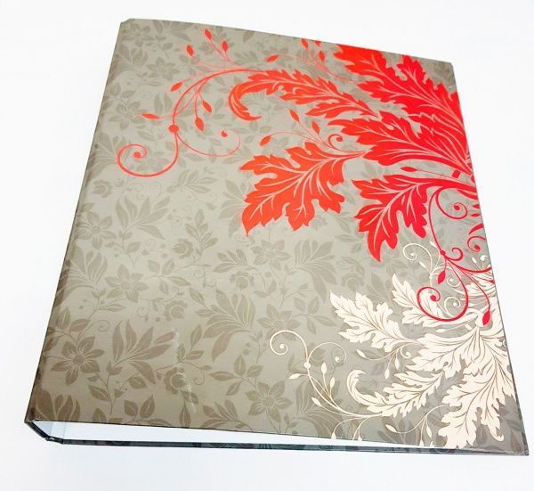 Папка 4 кільця 25мм А4, ЛЮКС,ассорті