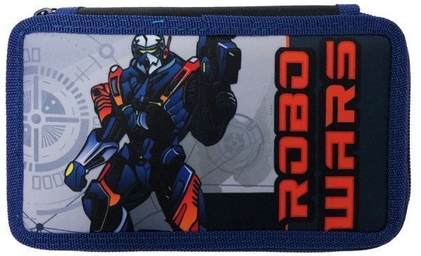 Пенал Robowars 210/70D PL 20404 CLASS оранжевый