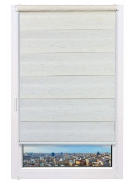 Ролета день-ночь Delfa Натур СРШ-01МК-408 57x160 см лен 