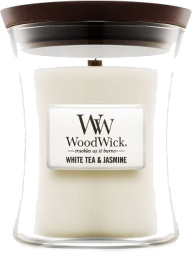 Свеча ароматическая Woodwick Mini White Tea & Jasmine 85г 