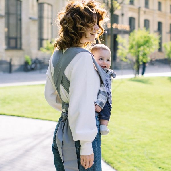 Слинг Папоротник Love & Carry серый 