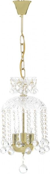Люстра подвесная Crystal Life 3xE14 золото SP802/03-A22GO 