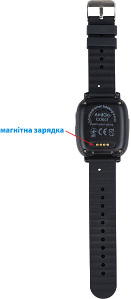 Смарт-часы детские AmiGo GO001 iP67 black (856057)
