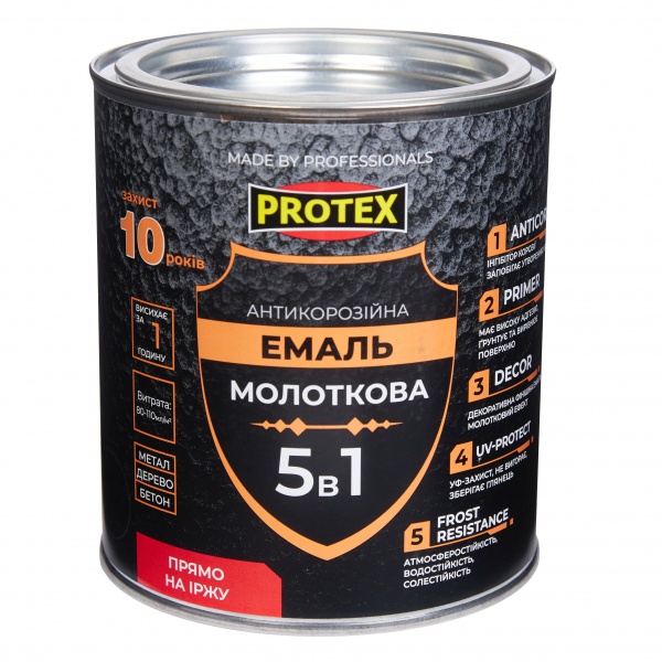 Емаль Protex молоткова Hammer Line бронза шовковистий глянець 0,75кг
