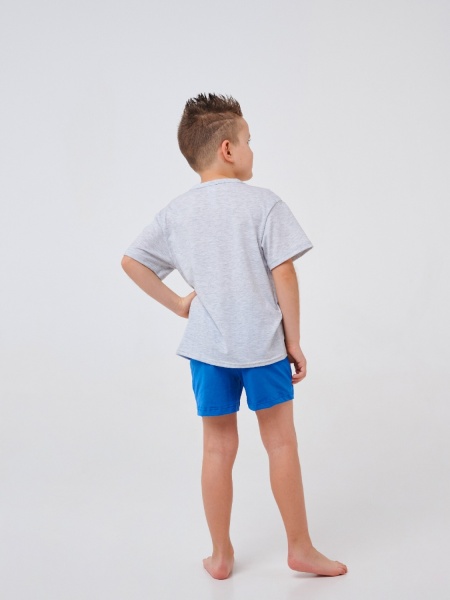 Пижама для мальчиков Smil 104515 р.116 светло-серый 