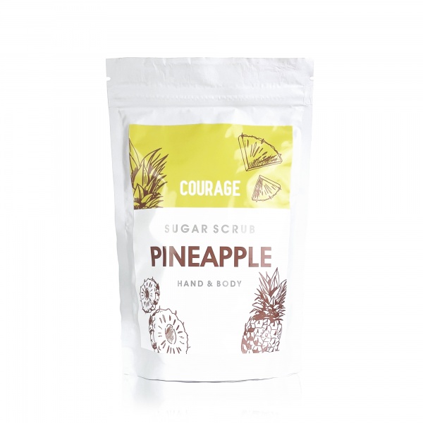 Скраб для тіла цукровий COURAGE ананас 50 г