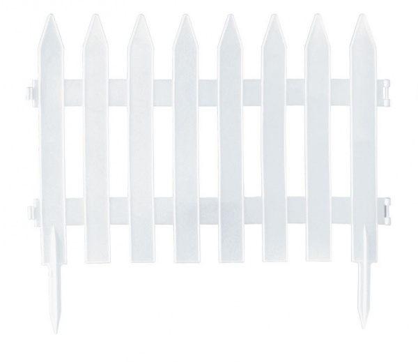 Забор декоративный Prosperplast Garden Classic 3600х15х520 мм белый