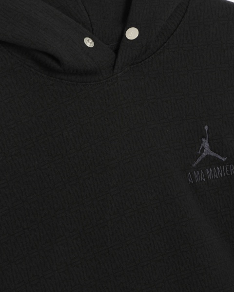 Джемпер Nike M J AMM JACQUARD HOODIE DV7455-010 р.S чорний