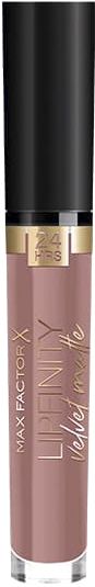 Помада рідка Max Factor Lipfinity Velvet Matte Elegant Brown 3,5 мл
