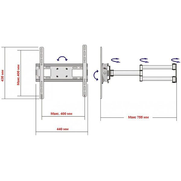 Крепление для телевизора Kvado К-55 30