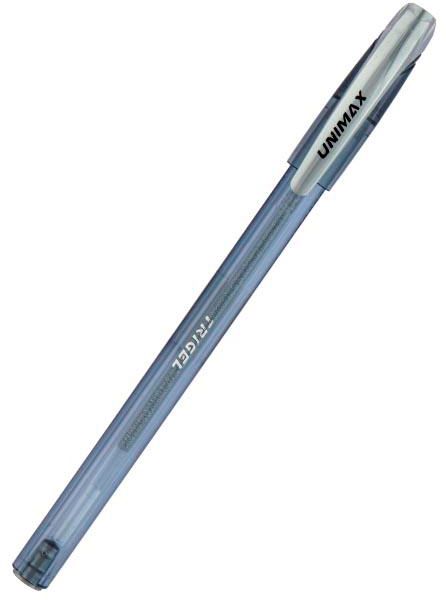 Ручка гелева Unimax Trigel-2 срібло 