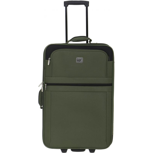 Чемодан UP! (Underprice) зеленый 1021NC 71х45х23 см 