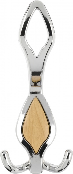 Гачок меблевий 3029 хром зі вставкою жовтою