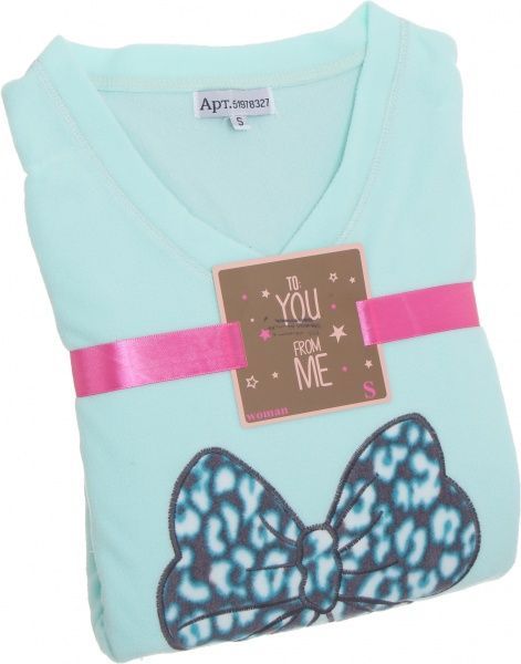 Костюм домашний женский La Nuit Aqua р. S голубой с черным 