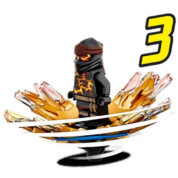 Конструктор LEGO Ninjago Турбо спін-джитсу – Коул 70685