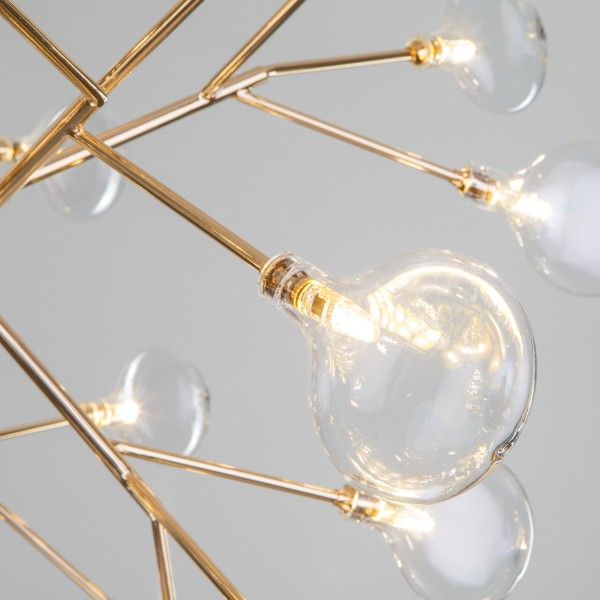 Люстра підвісна Strotskis Lamella 564 27x3 Вт G4 золото 