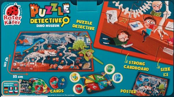 Гра настільна Roter Kafer Пазли-детективи Музей динозаврів RK1080-05