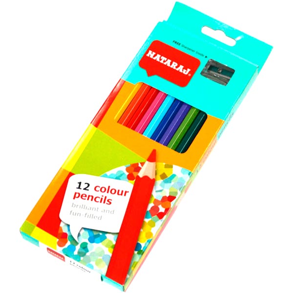 Карандаши цветные 201250002, 12 шт. Nataraj