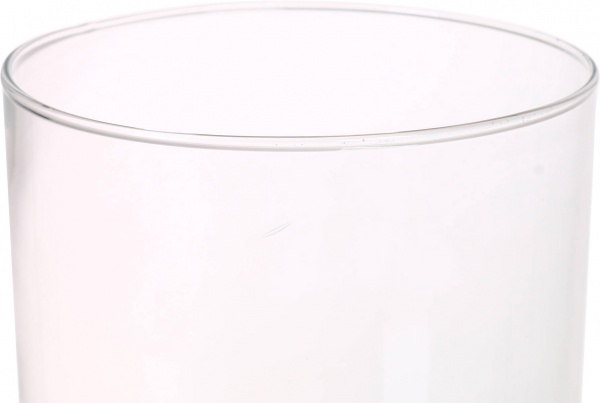 Ваза скляна Циліндр прозора h35 d15 35 см 