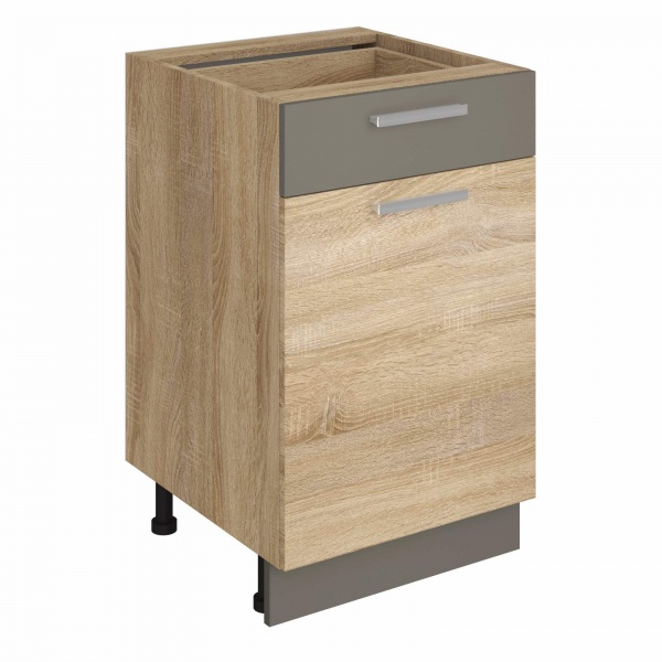 Тумба нижня Аліна Н 50/85 дуб сонома/лате/дуб сонома SOKME