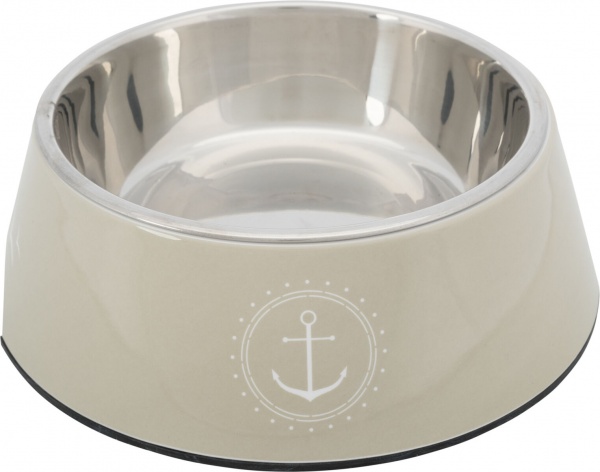 Миска Trixie для собак BE NORDIC белая меламин/металл 0.2 л 14 см ( 25063)