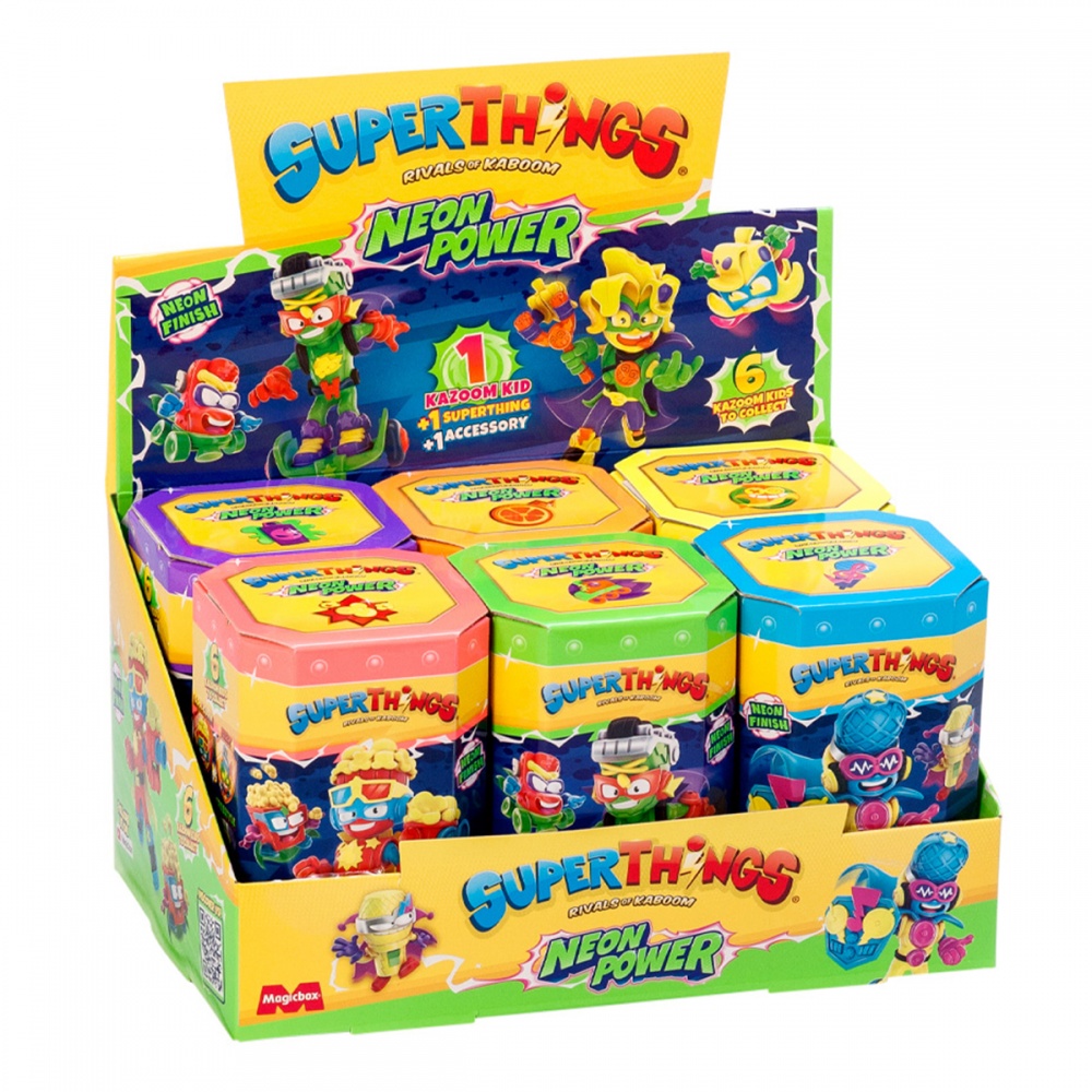 Фігурка-сюрприз колекційна SuperThings Neon Power Казум Кід PST11D066IN00