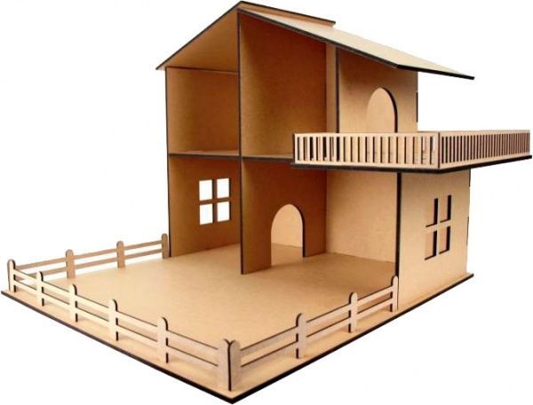 Заготовка Ляльковий будиночок Техас з терасою Rosa Talent 