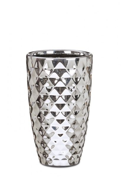 Ваза для квітів Scheurich Mirror Silver фігурний 5,6л сріблястий 