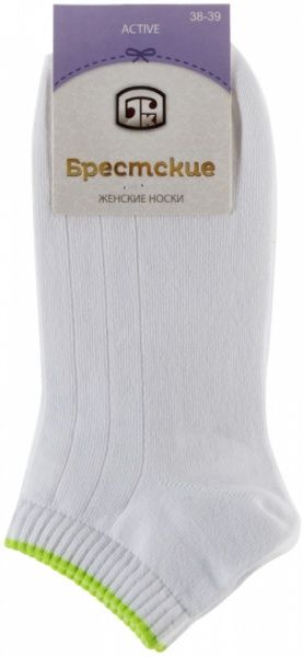 Носки БЧК ACTIVE укороченые р. 25 белый 