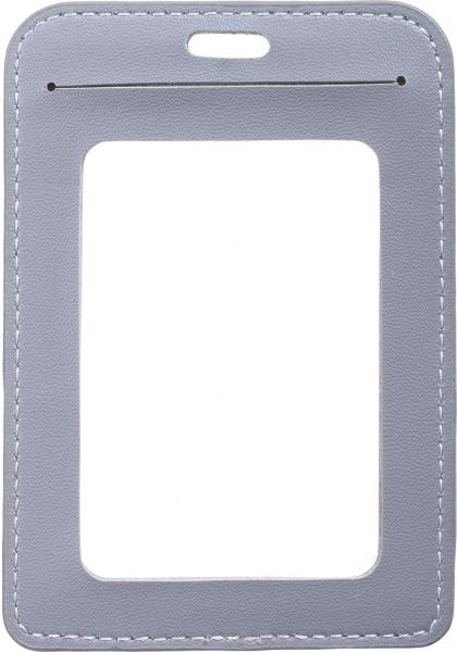 Бейдж вертикальный серый 11x7 см