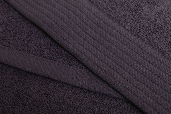 Рушник махровий ОЕ 50x90 см темно-сірий UP! (Underprice) 