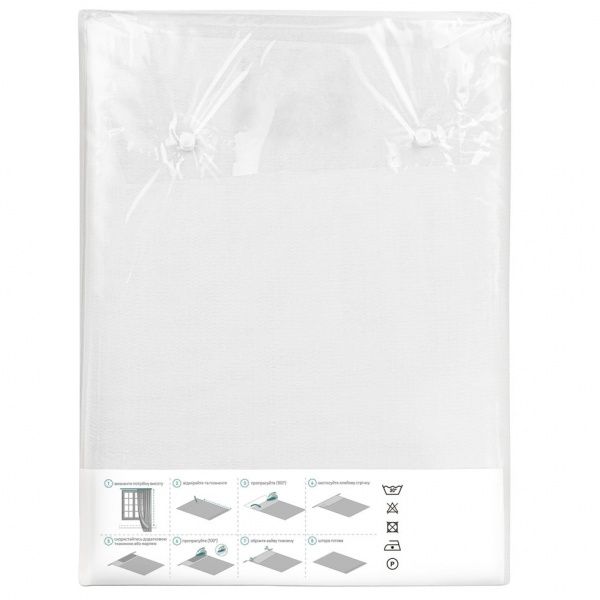 Тюль Fortuna 300х275 см білий Decora textile