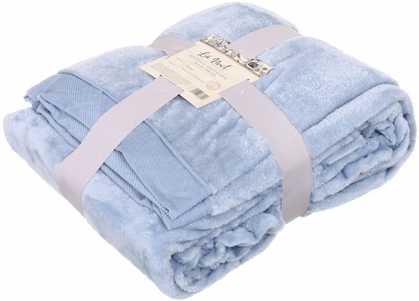Покрывало Silky Soft 220x240 см La Nuit серо-голубой 