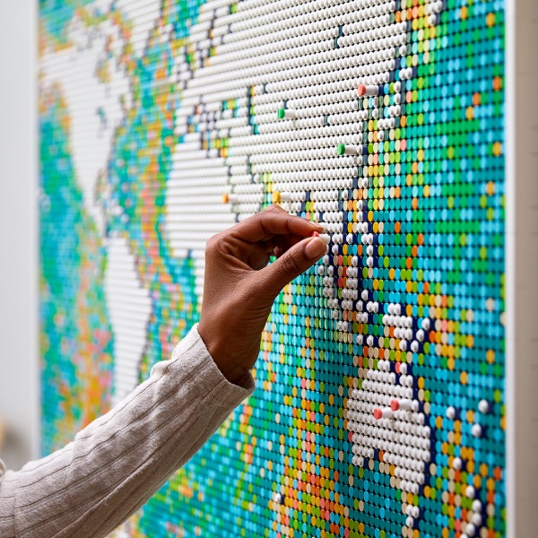 Конструктор LEGO Art Мапа світу 31203