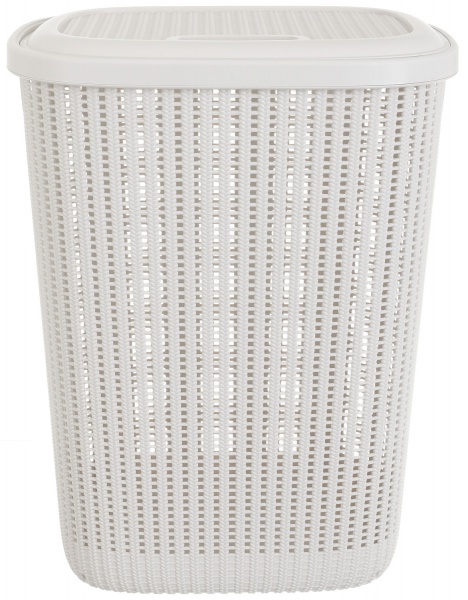 Кошик для білизни Gonpa Knitty 57 л 345х444х563 мм кремовий 